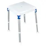Σκαμπό Μπάνιου Τετράγωνο Ρυθμιζόμενο PRIME, 160 kg – MOBIAK